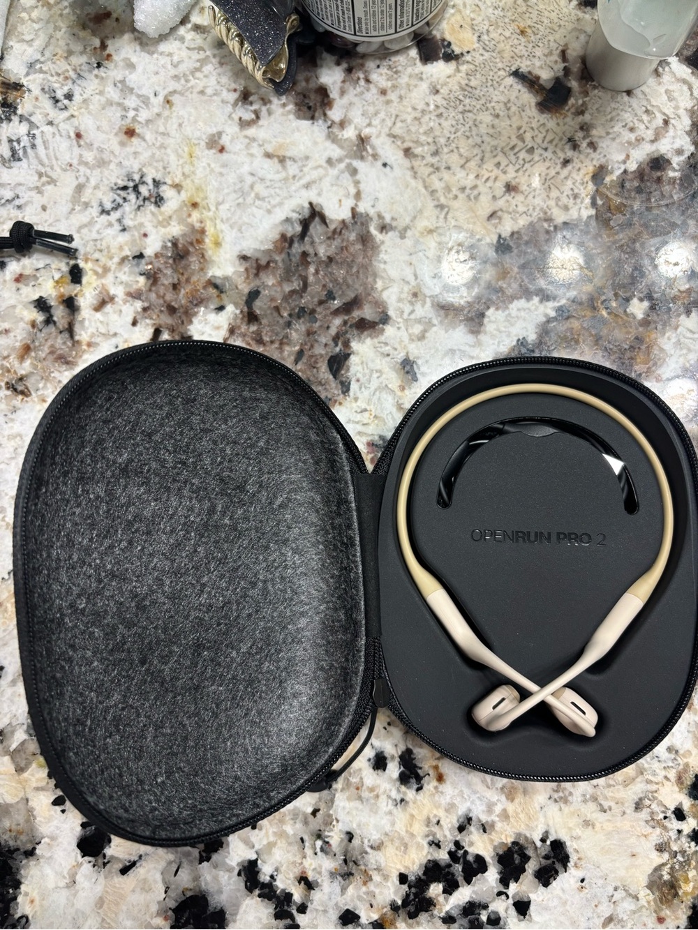 Shokz OpenRun Pro 2 Bone Conduction Headphones w/ Case + 2 Chargers